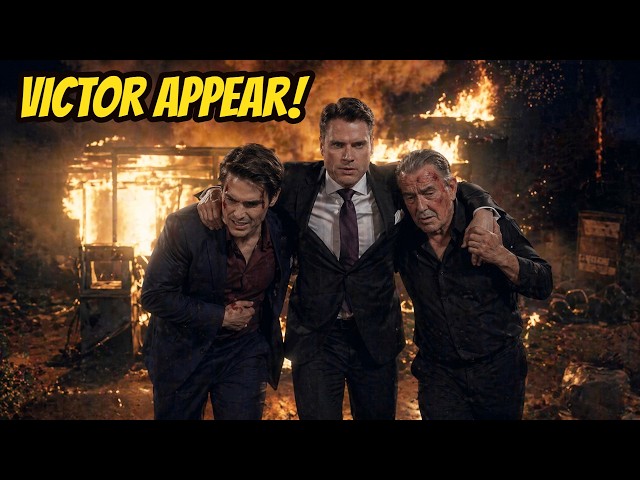 Victor arrived just in time - rushing into the fire, he managed to save  only Nick and Adam Y&R Shock - YouTube