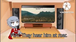 Ultraman react to King Ghidorah alpha call from Godzilla KOTM
