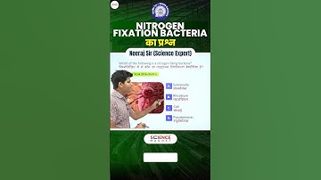 Railway Science - Nitrogen Fixation Bacteria का Question #neerajsir #sciencemagnetshort