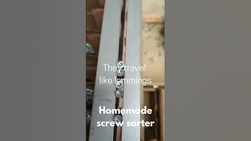 Unique Construction Hack: Building a One of a Kind DIY Screw Sorter #satisfying #inventions  #fyp