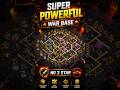 Super Powerful Th18 War Base #th18warbase #shorts