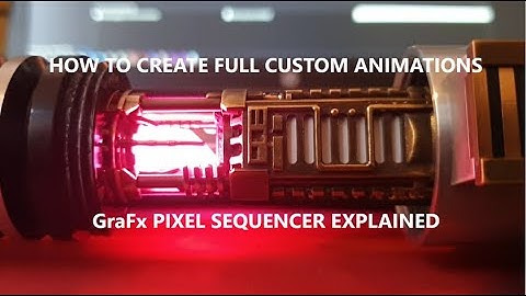 Crystal focus 10 (CFX) GraFx pixel sequencer explained - Crystal reveal animations and custom blades