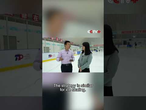 Chinese Aerospace Technologies Help Skating Athletes "Fly" On Ice #shorts