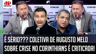 Thumbnail for "É MUITA PALHAÇADA! O Augusto Melo TÁ DE SACANAGEM! Ele FALA que..." COLETIVA do Corinthians REVOLTA
