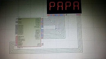 14 segment display with atmega 16 by avr programming