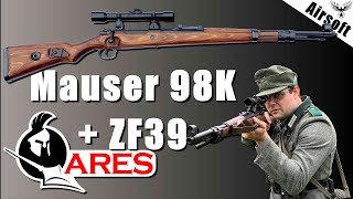 🔫 Mauser 98k + ZF39 ARES - AIRSOFT WW2 VIDEO REVIEW - [ENG SUB]