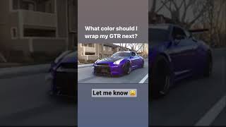 Purple Nissan R35 Barbiezilla