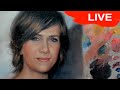 One session Portrait Painting - Kristen Wiig