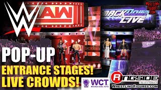 WWE FIGURE INSIDER:  WWE POP-UPS - Raw, SmackDown Live and Live Crowds