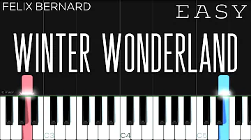 Winter Wonderland | EASY Piano Tutorial