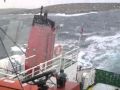Unst Ferry 'Bigga' on Bluemullsound, Shetland - January 2010