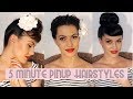 3 Easy Pinup Hairstyles for Hot Days⎟VINTAGE TIPS & TRICKS