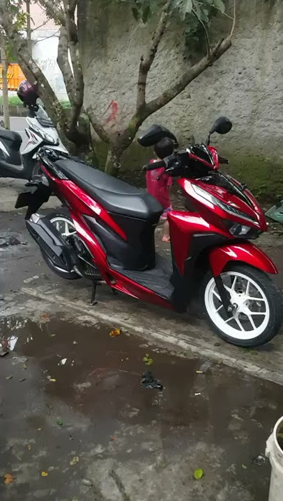 Vario new 125 repaint merah candy