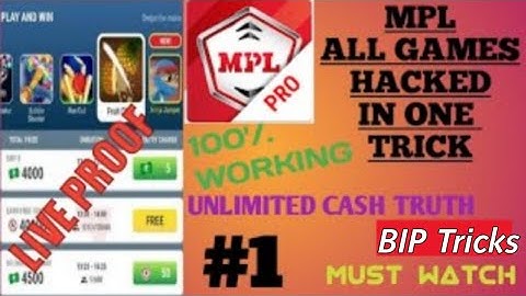MPL PRO ALL GAMES MOD APK 1.0.42 | No Ban | 10000℅Working With Working Download Link🔥🔥
