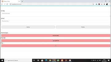 Aplikasi Kriptografi (Caesar Chiper)