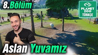 8.Bölüm: Aslan Habitatı ve Tatlı Aslan Yavrularımız - Planet Zoo Türkçe