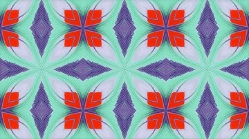 VJ Loop #87 Kaleidoscope Video Background Screensaver 30 Min