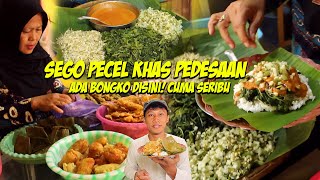 Makanan jadul bongko di warung sego pecel Bu Anis