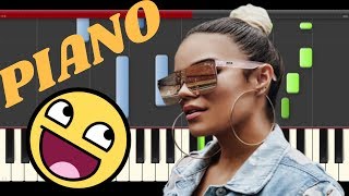 Karol G  Ocean Piano Cover Midi tutorial Sheet app  Karaoke remix chords