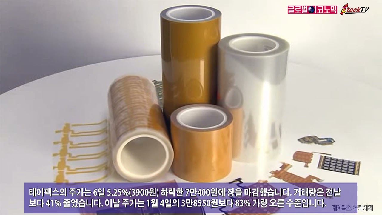동영상] 테이팩스, 사상 최고가 찍고 6일째 하락…2차전지 테마주로 부각 - 글로벌이코노믹