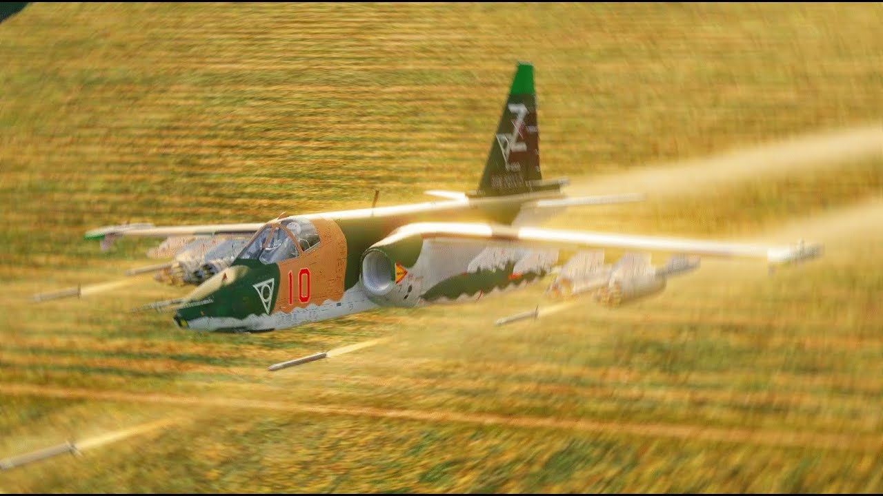 S8 Rocets Russian SU-25 Lofting S-8 Rockets - SVO Squadron (DCS) - YouTube