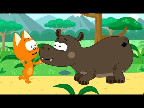 Видео: Веселый Бегемот  песенка от Котэ и Синего трактора - песенки для детей!