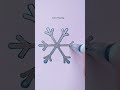 How to Draw Snowflakes