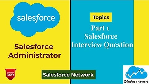 Part 1 Salesforce Interview Question