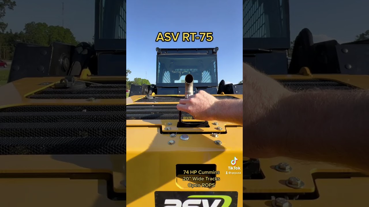 ASV RT-75 - One Bad to the Bone Skid Steer!