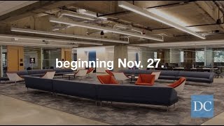 Tour of redesigned 4th, 5th floors of Moffitt Library