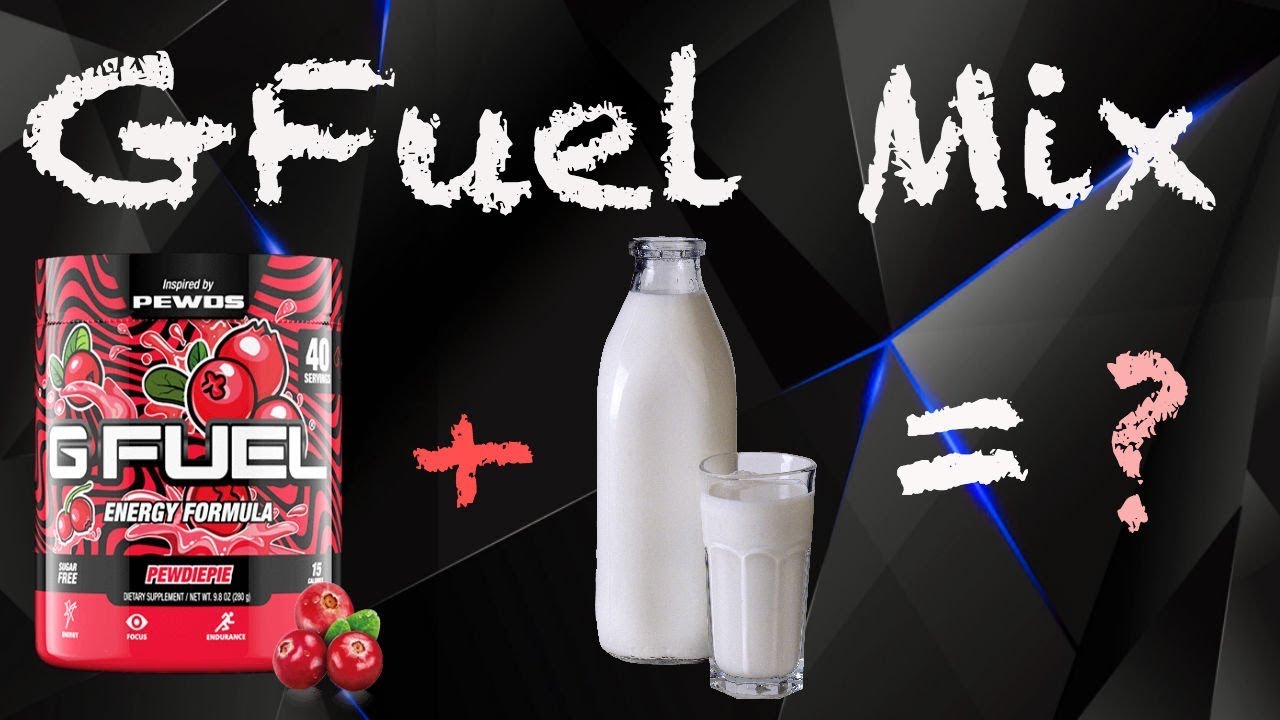 GFuel Mix: PewDiePie and Milk (Taste Test)