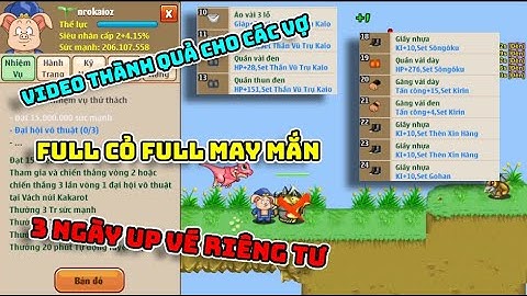 Ngọc Rồng Online | Thành Quả Sau 3 Ngày Up SKH Bằng Vé Riêng Tư Và Cái Kết !!!