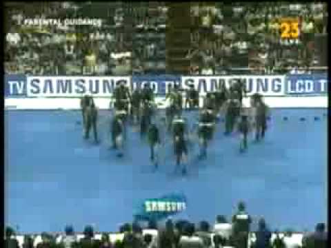 UP Pep Squad vs FEU Cheering Squad | Who did the chicken dance better?
