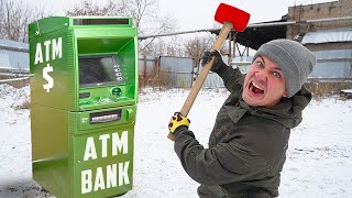 We Broke Into An Abandoned ATM Machine that we Bought for $1000. How Much Money Is Inside?