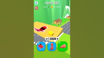shape Shifting Funny Race Master Level 530 - Android GamePlay
