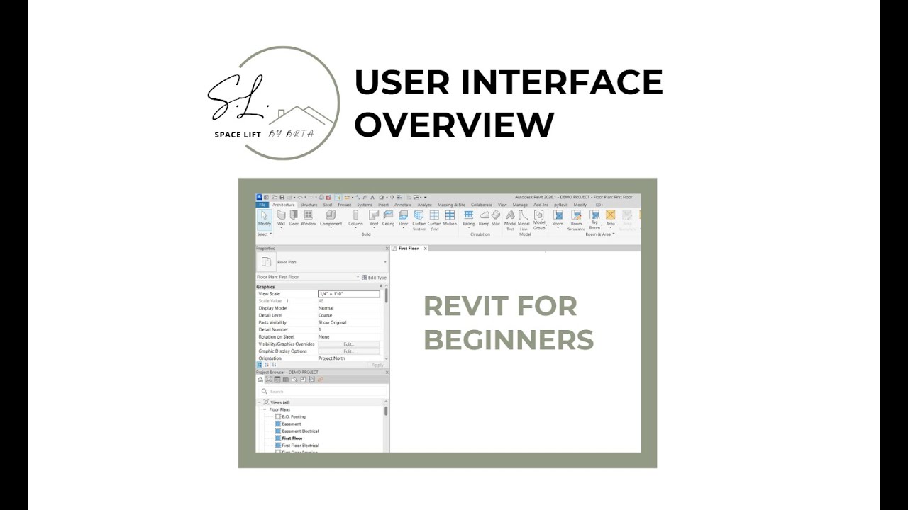 Revit for Beginners: User Interface - YouTube