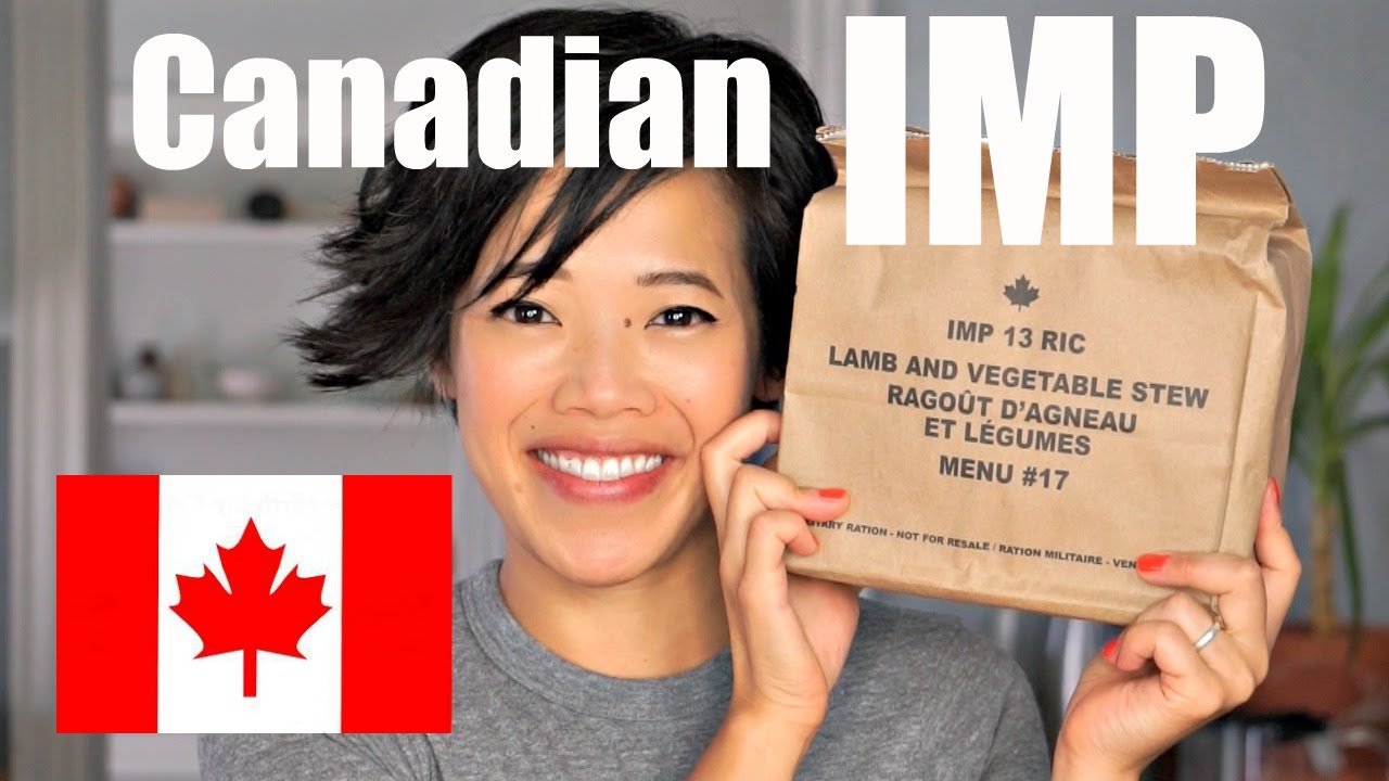 MRE EPA KANADA CANADIAN IMP ARMY FOOD ARMEE ESSEN RIC FIELD RATION CAMPING 