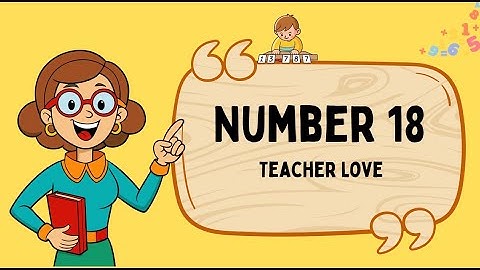 MATH Kinder 2 Number 18 with Teacher Lavonne