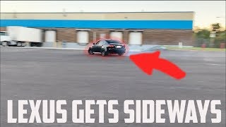 DRIFTING my Lexus IS350!