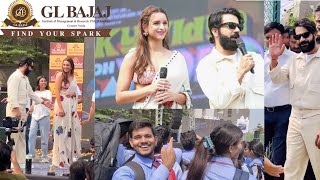 Rajkumar Rao And Tripti Dimri Visit Gl Bajaj Greater Noida
