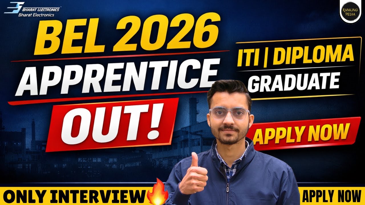 BEL Apprentices Recruitment 2026 | Notification, Eligibility, Salary, Apply Online & Walk-In Details