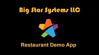 Big Star Systems Demo App -- Restaurant screenshot 5