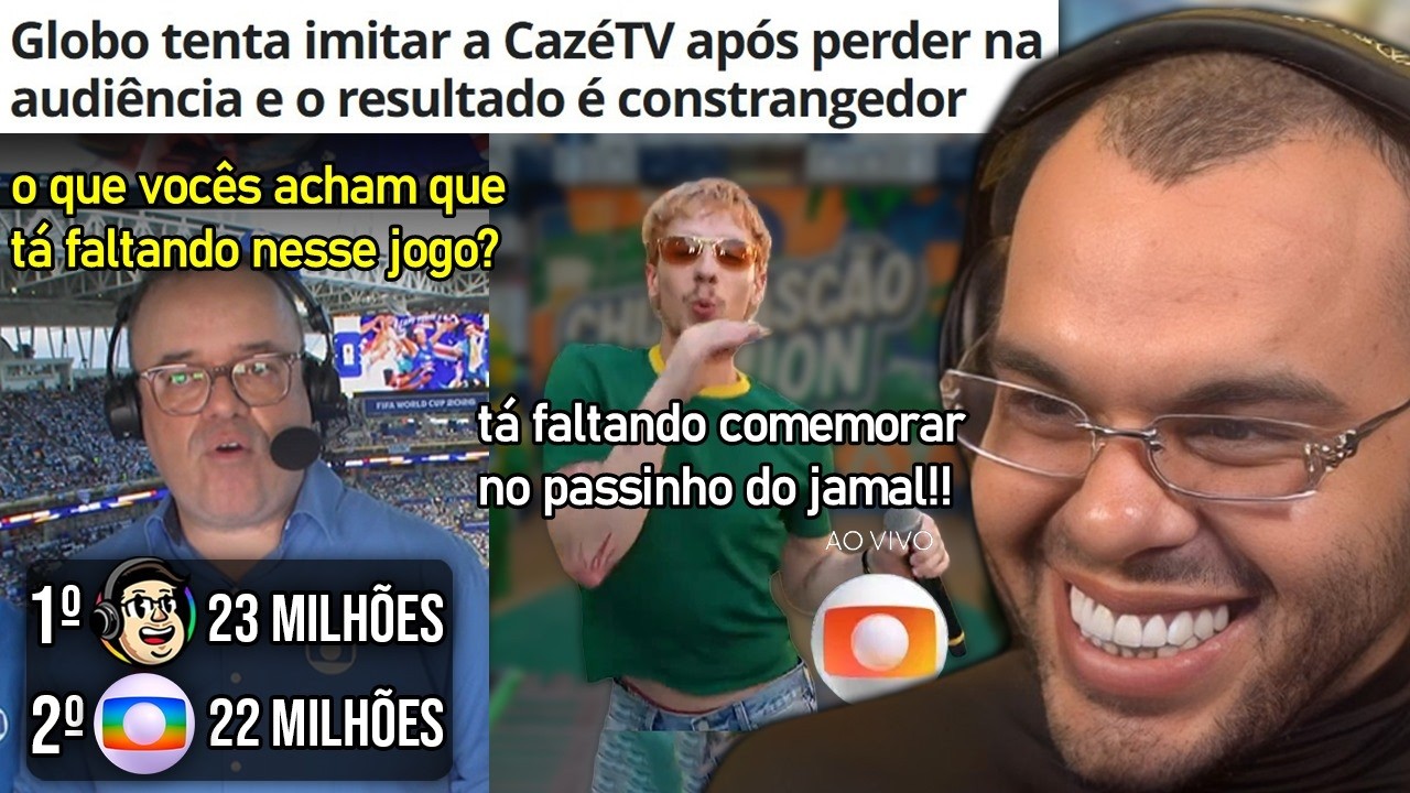 ENTENDA COMO A CAZÉTV ESTÁ VENCENDO A GLOBO NA AUDIÊNCIA