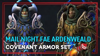 Mail Night Fae Ardenweald Covenant Armor Set - Shadowlands