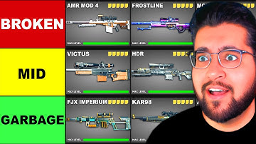 I Used the BEST ONE SHOT SNIPERS in Warzone and Ranked Them + Best Class Setups