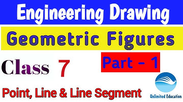 Geometric Figures - Point, line & Line Segments | Class - 7 | Engineering drawing for RRB ALP CBT2