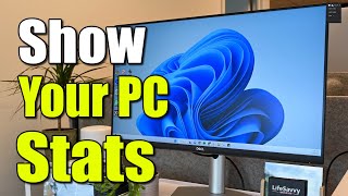 How to see PC performance for GPU, CPU & FPS on PC for Windows Game Bar (Best Method)