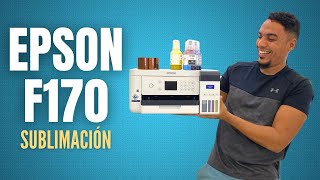 Instalando La Epson Sc-F170 Y Probándola Sublimando Una Camiseta Impresora De Sublimación