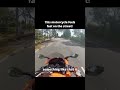 This motorcycle feels fast on the street!
