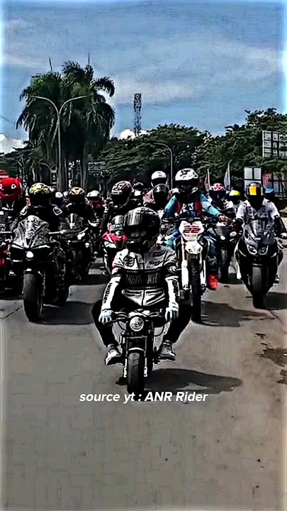 Momen Langka Motor Kecil Memimpin Pasukan Motor Saat Sunmori #motovlog #viral